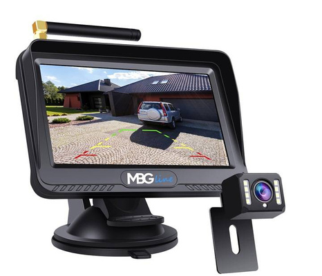 BEZPRZEWODOWY ZESTAW COFANIA HD KAMERA LCD 4.3 CD5