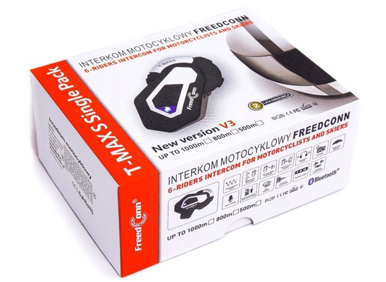 Interkom Bluetooth FreedConn T-Max na 3 kaski B7I
