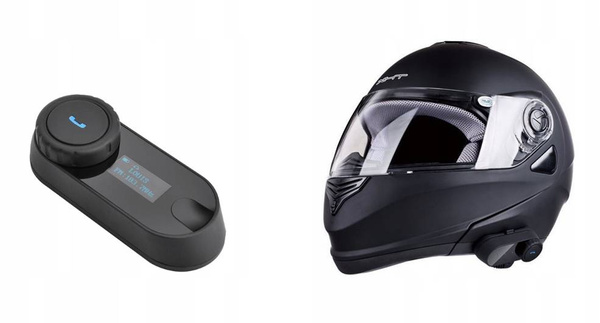 Interkom BLUETOOTH MOTOCYKL MOTOR DWUPAK B7H