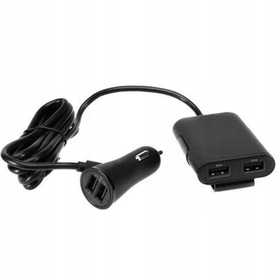 PRZEDŁUŻKA ŁADOWARKI USB 4X ROZGAŁĘZIACZ BN0
