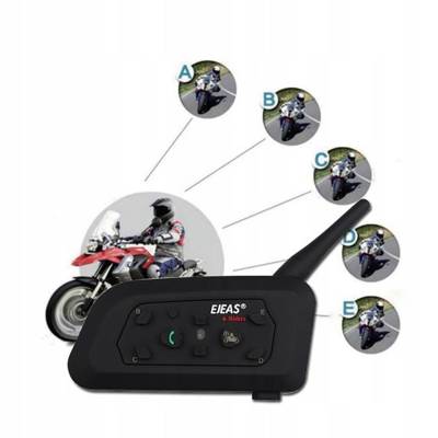 INTERKOM MOTOCYKLOWY INTERCOM BLUETOOTH V6 PRO BN7_1