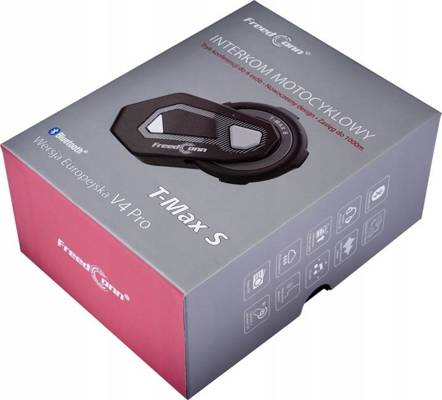 Interkom motocyklowy Bluetooth FreedConn T-Max S PRO V4 PL BZ9