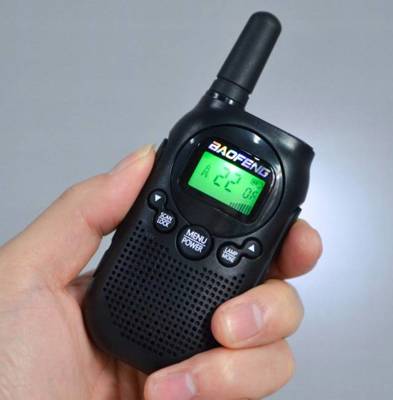 Krótkofalówki 2x walkie-talkie dla dzieci łoki toki Baofeng T6 Panda czarny B5H